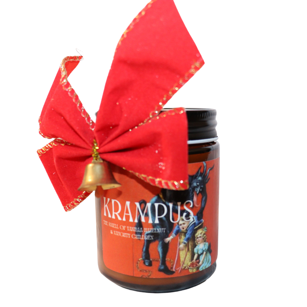 KRAMPUS  *with cinnamon on top**9oz Soy Wax Candle