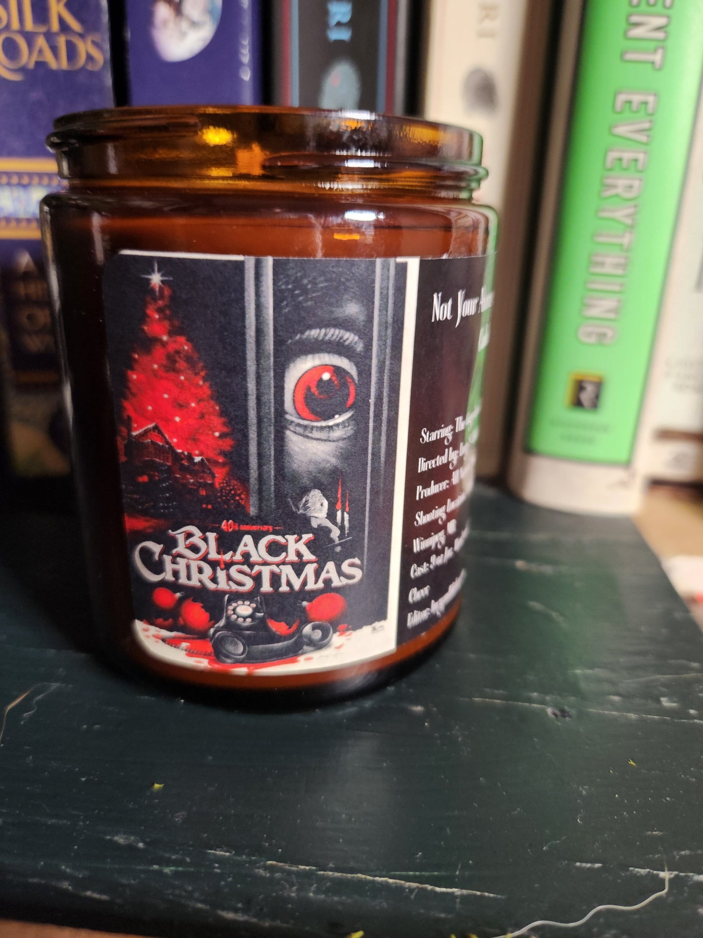 BLACK CHRISTMAS 9oz All Natural Soy Wax Candle