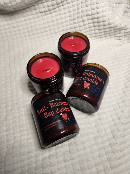 Anti-Valentine's Day Candle